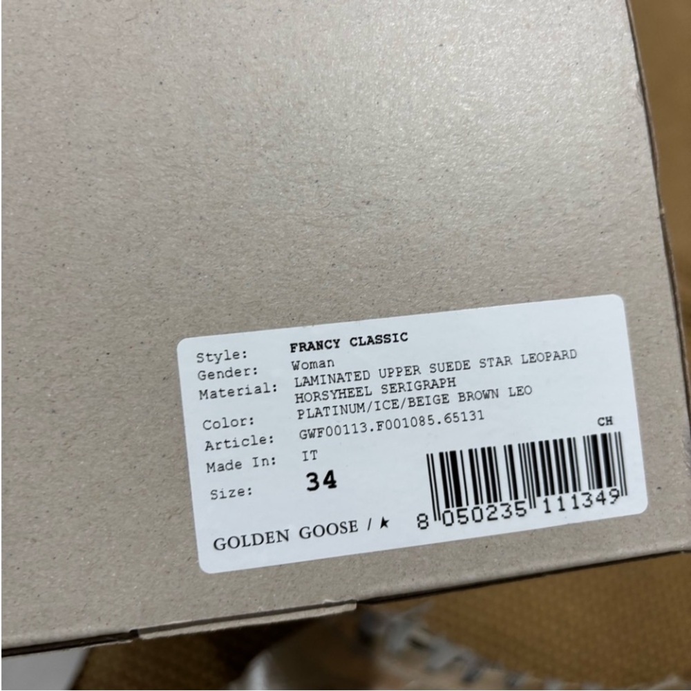 Golden Goose Francy Gold-Women's High-Top Sneakers - Picture 5 of 8